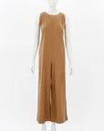 Base Range 'Oaty' Wild Silk Jumpsuit Size S