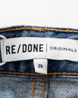 Re/Done Originals Button Fly Jeans Size 25