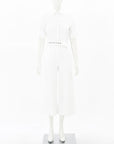 Staud Belted Linen Blend Jumpsuit Size XS