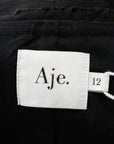 Aje 'Primrose' Linen Blend Vest Size 12