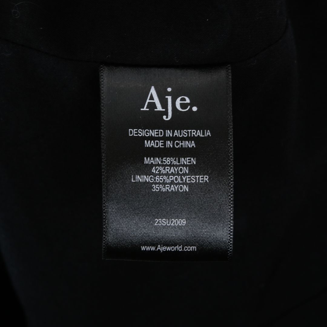 Aje &#39;Primrose&#39; Linen Blend Vest Size 12