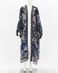 Camilla 'Obsidian Bloom' Layer Kimono Size 3XL/4XL