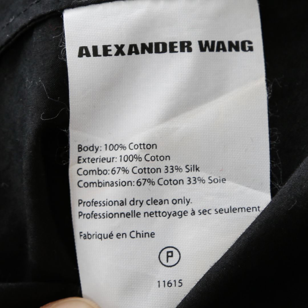 Alexander Wang Cotton Shirt Dress Size US 4 | AU 8