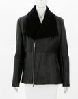 Morrison Shearling Lined Leather Jacket Size 4