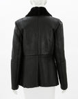 Morrison Shearling Lined Leather Jacket Size 4