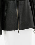 Morrison Shearling Lined Leather Jacket Size 4