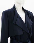 Carla Zampatti Satin Trench Coat Size 16