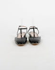 Gucci Patent Leather GG Slingback Flats Size 37