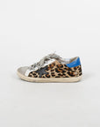 Golden Goose Pony Hair Leopard Print Sneakers Size 38