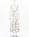 Zimmermann 'Corsage' Orchid Print Midi Dress Size 1