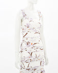 Zimmermann 'Corsage' Orchid Print Midi Dress Size 1