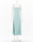 Scanlan Theodore Linen Midi Dress Size 8