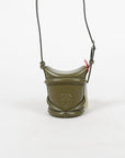 Alexander McQueen Mini Leather Curve Bucket Bag