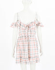 Innika Choo Plaid Mini Dress O/S