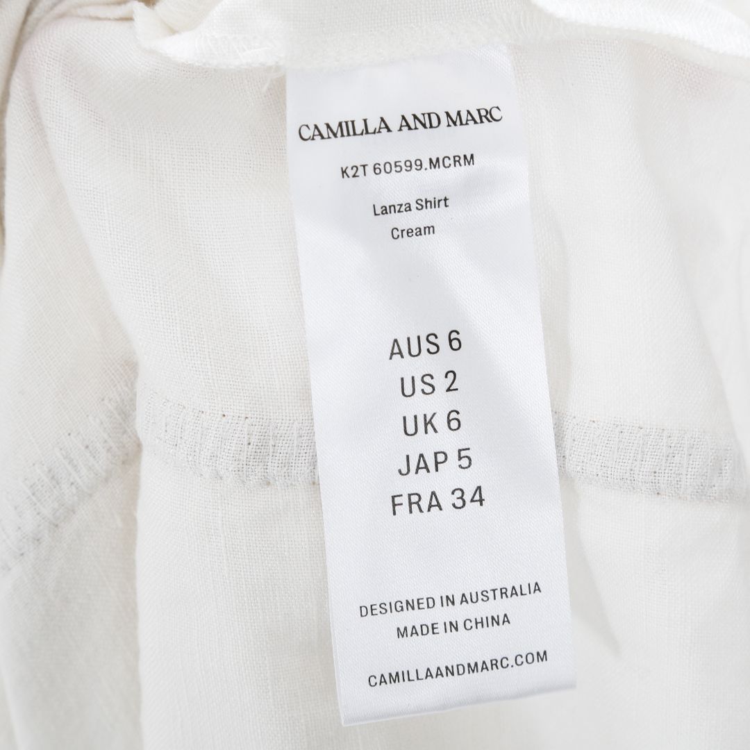 Camilla and Marc &#39;Lanza&#39; Shirt Size 6