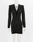 Balmain Lace Up Bodycon Dress Size FR 40 | AU 12