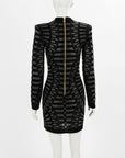 Balmain Lace Up Bodycon Dress Size FR 40 | AU 12