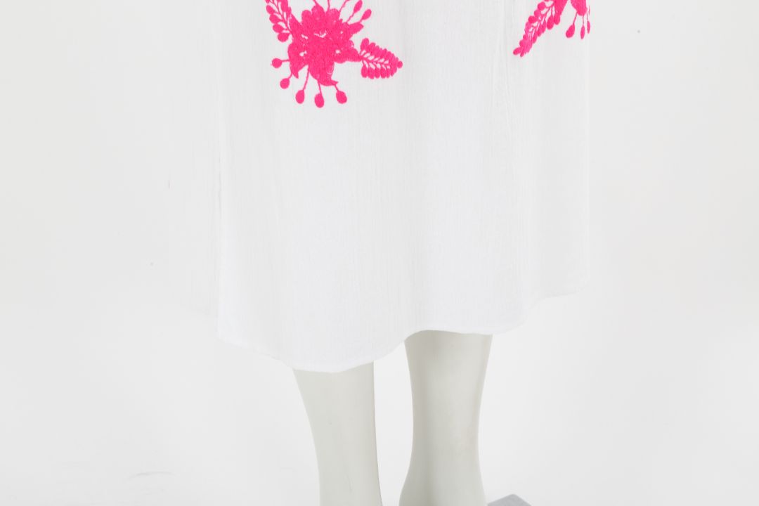 Sensi Studio Embroidered Cotton Dress Small