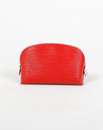 Louis Vuitton Coquelicot Epi Leather Cosmetic Pouch