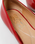 Salvatore Ferragamo Patent Varina Bow Ballet Flats Size 4.5