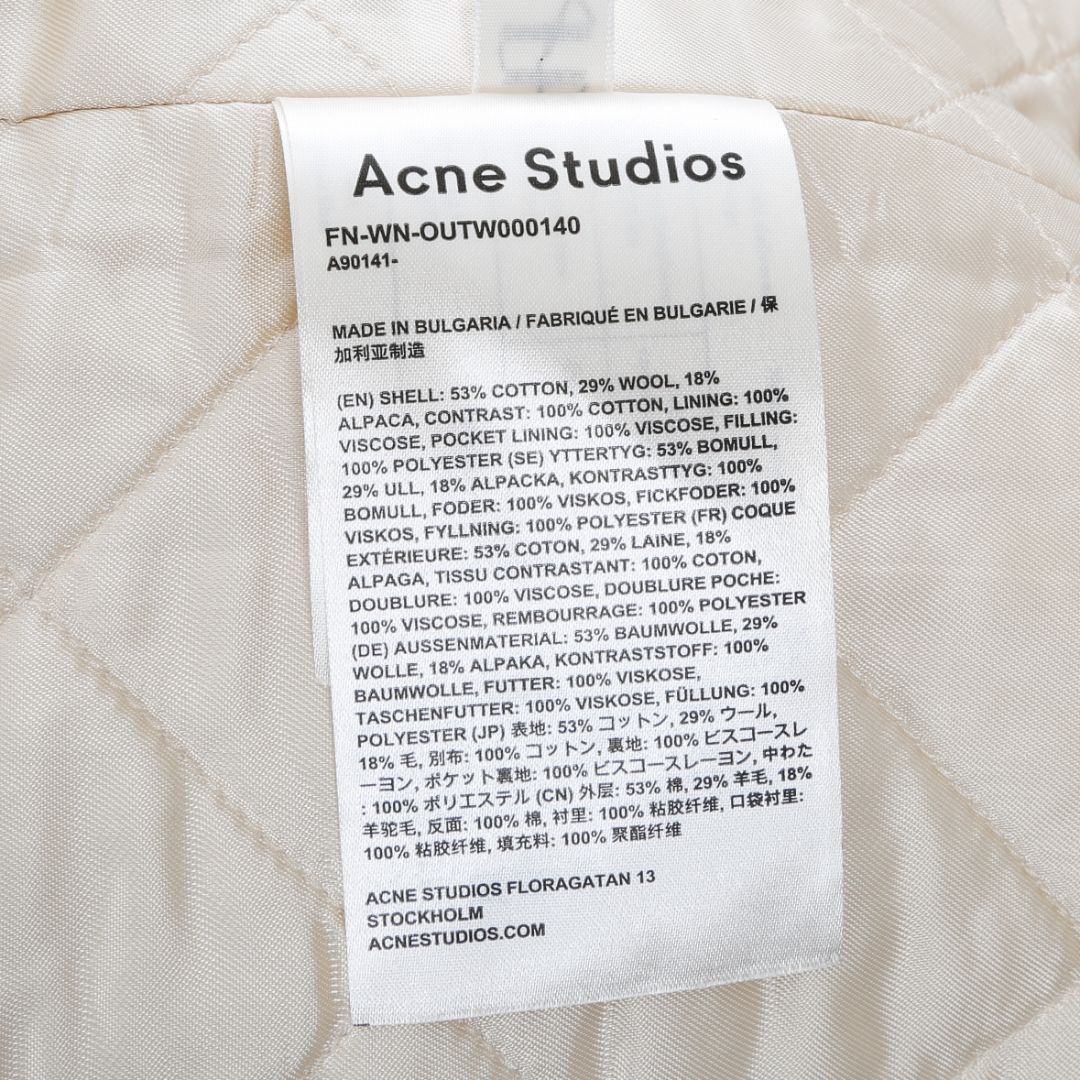 Acne Studios &#39;Ocilia&#39; Twill Utility Jacket Size XXS/XS