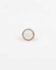 Esola 9ct Gold Moonstone and Diamond Ring Size US 6.75