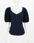 Ulla Johnson Marika Puff Sleeve Top Size L