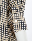 Marni Silk Check Blouse Size IT 42 | AU 10