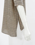 Marni Silk Check Blouse Size IT 42 | AU 10