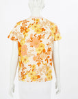 Zimmermann Floral Print Cotton Tee Size 2