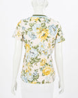 Zimmermann Floral Linen Blend Tee Size 1