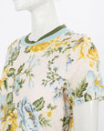 Zimmermann Floral Linen Blend Tee Size 1