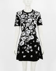 Kenzo Floral Cotton Knit Flip Dress Size M