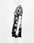 Kenzo Floral Cotton Knit Flip Dress Size M