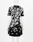 Kenzo Floral Cotton Knit Flip Dress Size M