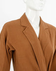 Dries Van Noten Wool Blend Wrap Coat Size 36 | AU 8