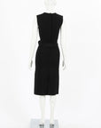 Scanlan Theodore Crepe Knit Scoop Neck Dress Size Small