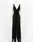 Scanlan Theodore Lace Draped Gown Size 6