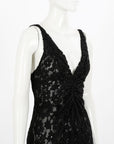 Scanlan Theodore Lace Draped Gown Size 6