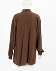 Scanlan Theodore Silk Long Sleeve Shirt Size 8