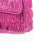 Staud Tommy Beaded Fringe Shoulder Bag