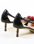 Gucci Unia Cherry Kitten Heel Size 39