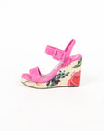 Jimmy Choo Mirabelle Casual Edge Floral Platform Sandals (box) 38.5