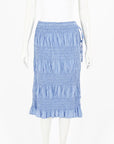 Issey Miyake Me Shrink Stripe Skirt Size O/S