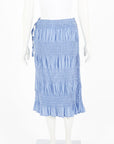 Issey Miyake Me Shrink Stripe Skirt Size O/S