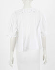 Doen 'Henri' Ruffle Cotton Top Size M