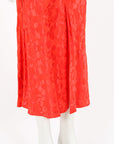 Sandro Silk Jacquard Midi Dress Size FR 36 | AU 8