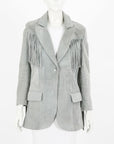 Understated Malboro Suede Fringed Jacket Size S