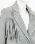 Understated Malboro Suede Fringed Jacket Size S