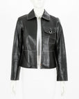 Hermes Leather Zip Jacket Size FR 36 | AU 8